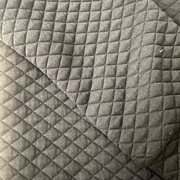 New Balance Womens Hoodie Black Heat‎ Loft Quilted Cropped Size Small - Picture 4 of 5